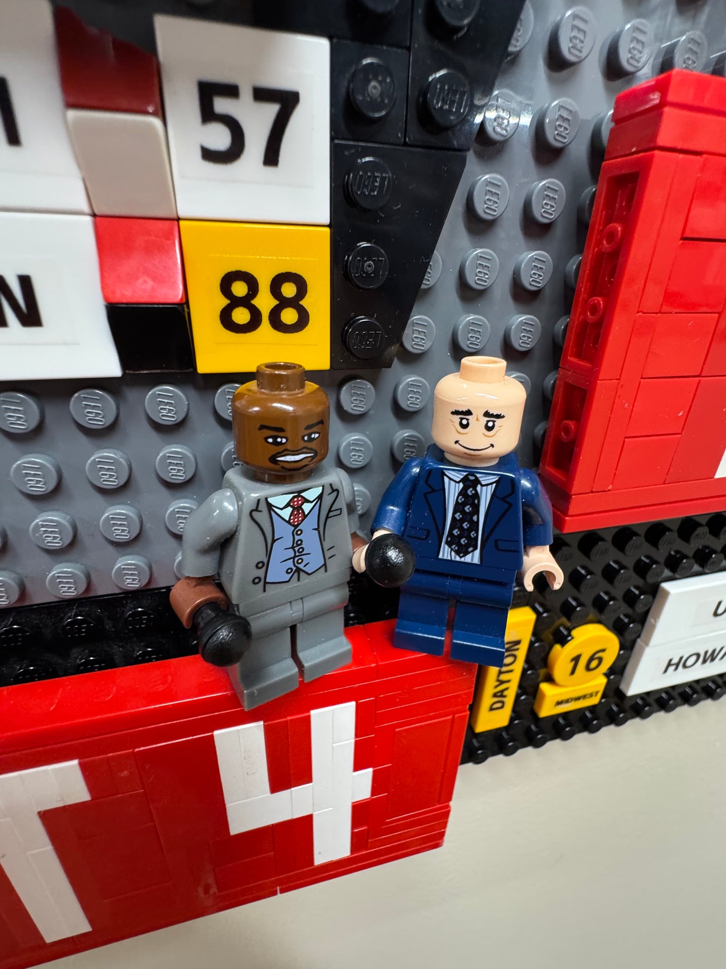 Custom LEGO 2026 NCAA Tournament men's bracket