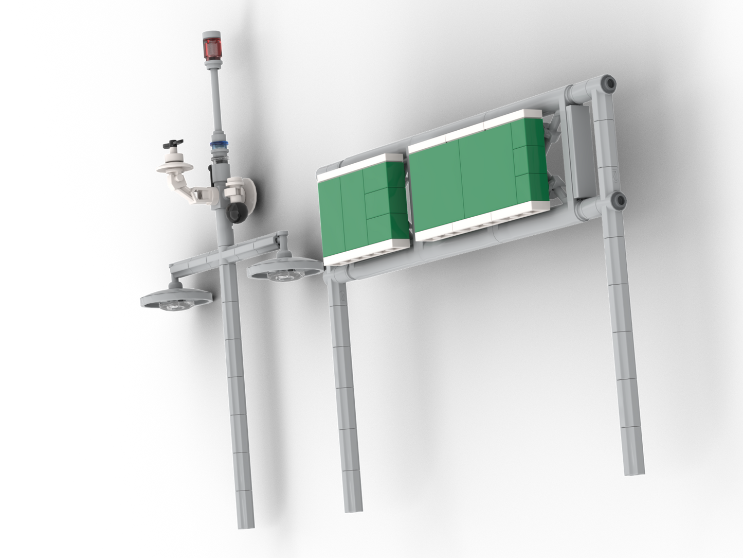 HOF elevated freeway accessory instructions and parts list