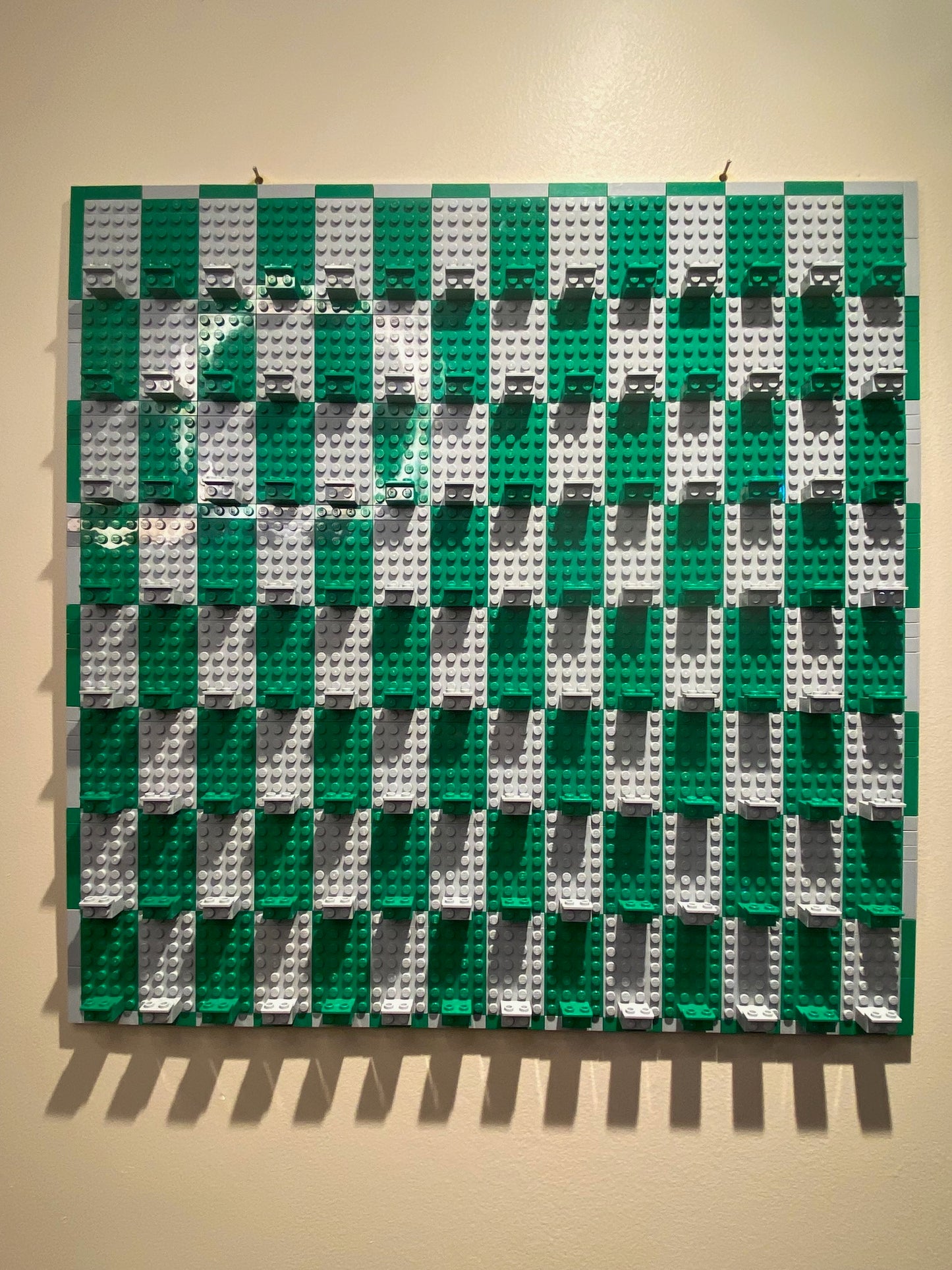 Instructions for MOC minifigure wall display