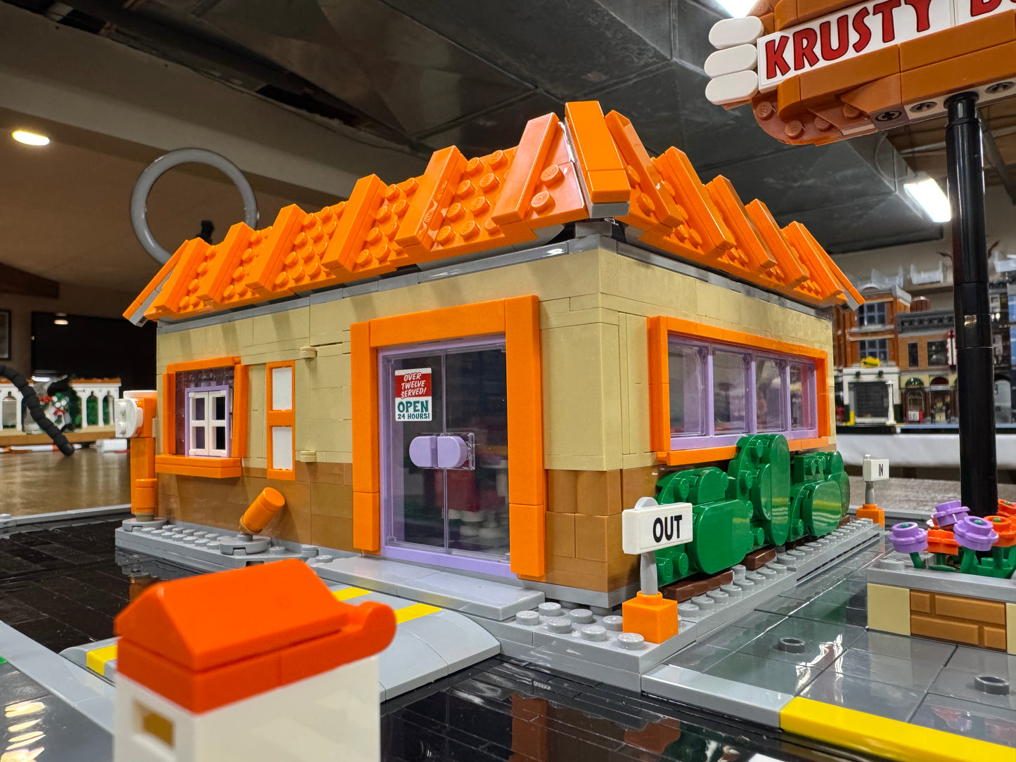 HOF plate Krusty Burger drive-through