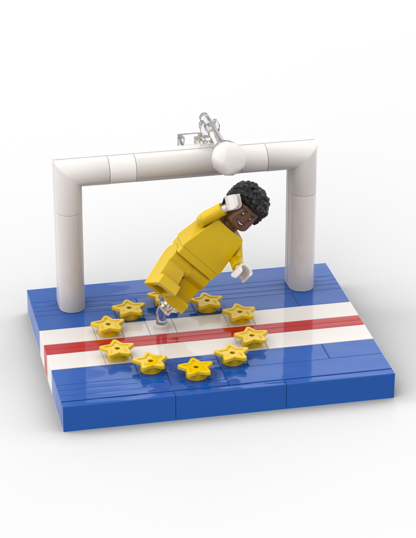 Cape Verde World Cup celebration PARTS LIST AND INSTRUCTIONS