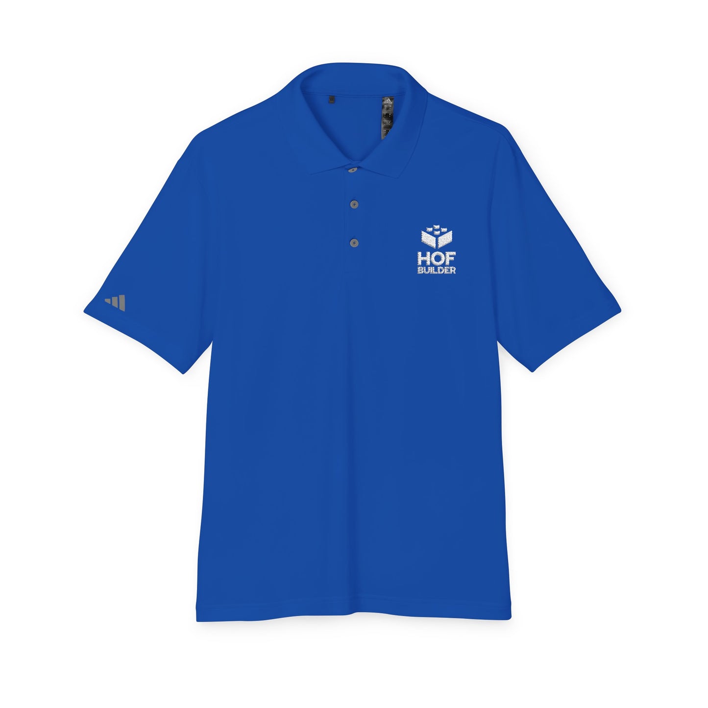 HOF Academy Blue Performance Polo - Embroidered Logo