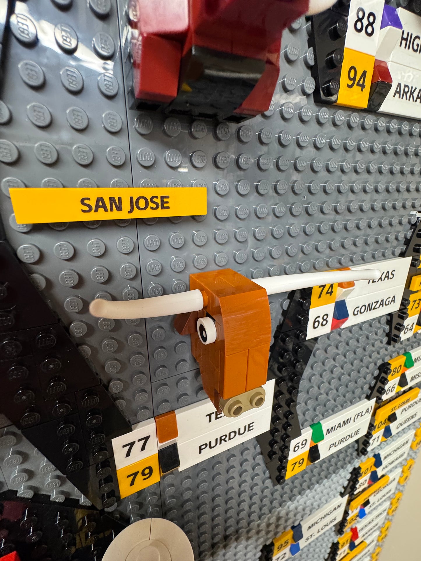 Custom LEGO 2026 NCAA Tournament men's bracket