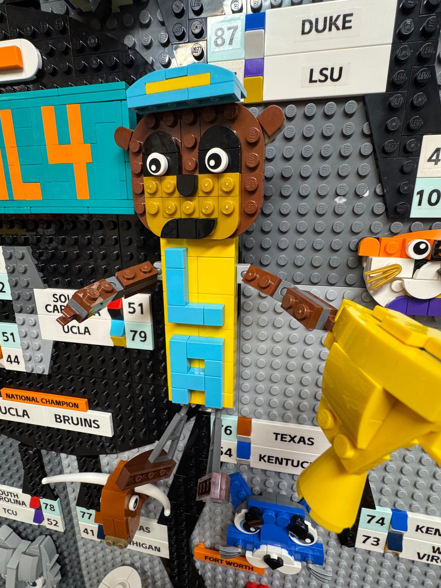 Custom LEGO 2026 NCAA Tournament women's bracket