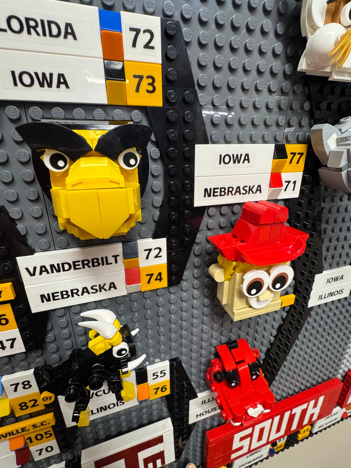 Custom LEGO 2026 NCAA Tournament men's bracket