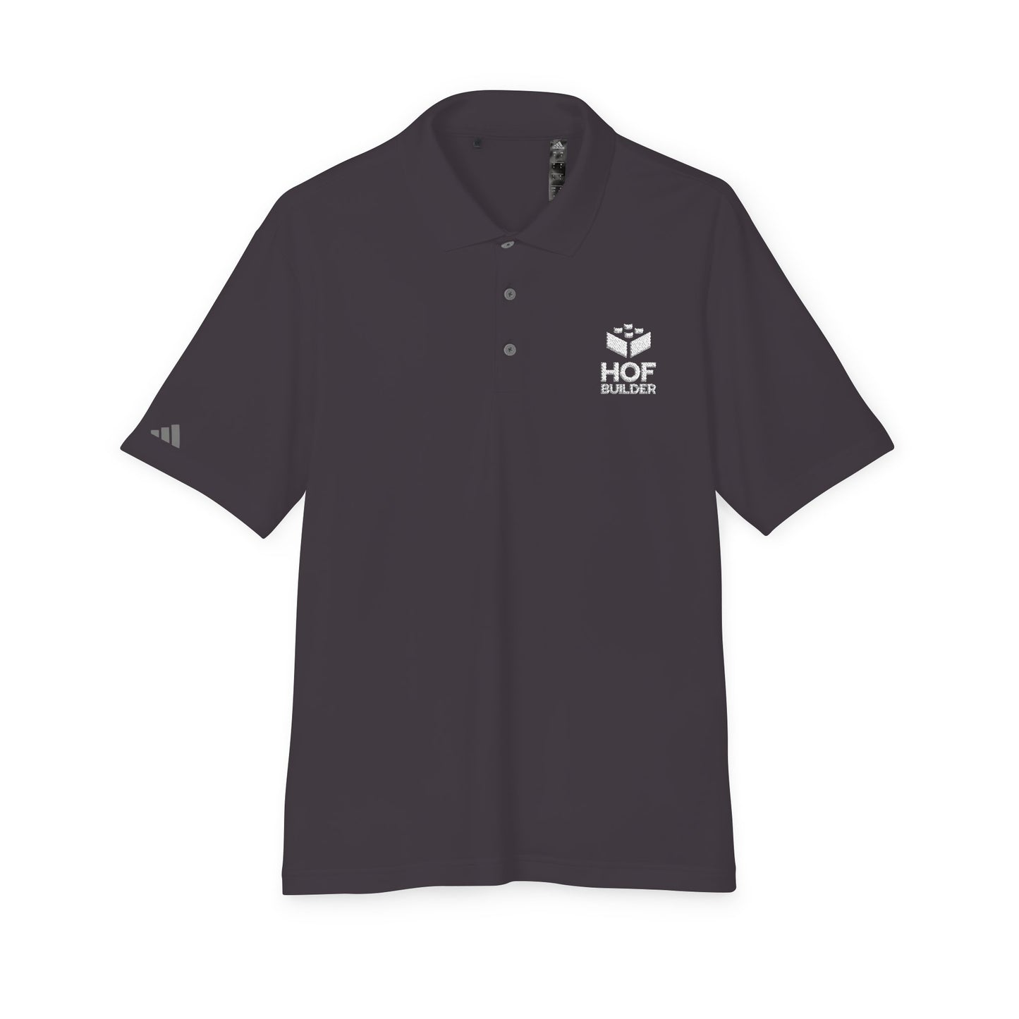 HOF Academy Blue Performance Polo - Embroidered Logo