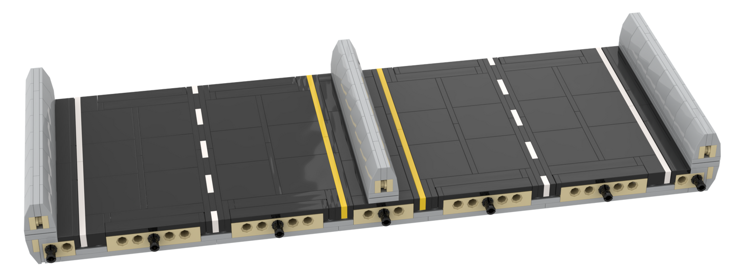 HOF elevated freeway instructions and parts list
