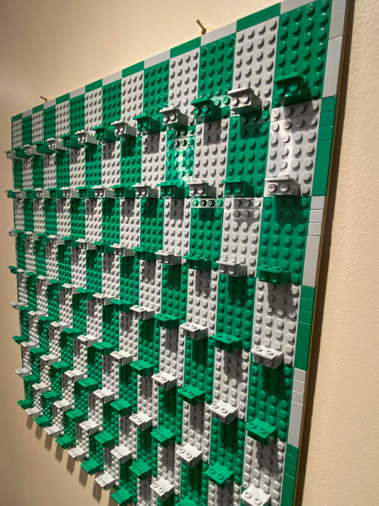 Wall display for minifigs