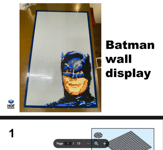 Batman wall kit digital instructions