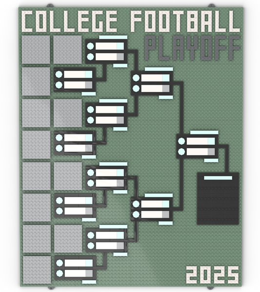 College Football Playoff LEGO bracket instructions and parts list