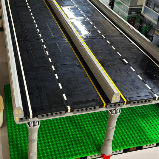 HOF elevated freeway instructions and parts list